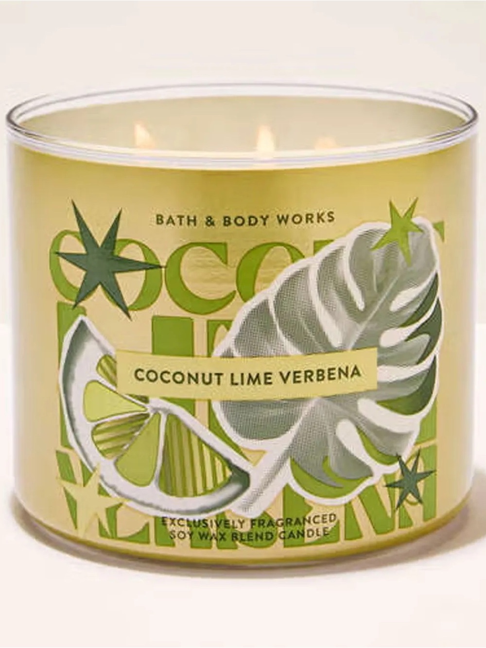 BRAND 🆕 BATH & BODY WORKS - Coconut Lime Verbena 3-Wick Candle